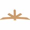 Ekena Millwork Alberta Smooth Timber Gable Bracket, Western Red Cedar, 72"W x 36"H x 1 1/2"D x 5 1/2"F, 12/12 Pitch GBW072X36X0206ALB00SWR - alternate 2